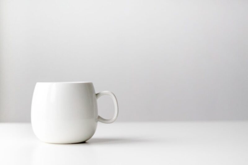 white ceramic mug photo