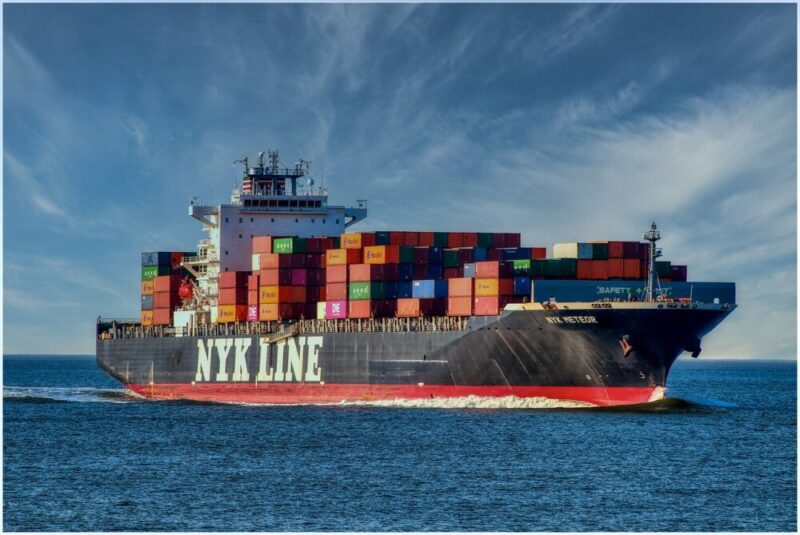 container ship lake ship sea freight cargo ship
