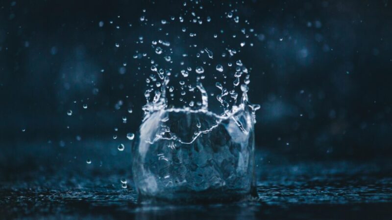 water-based water droplets