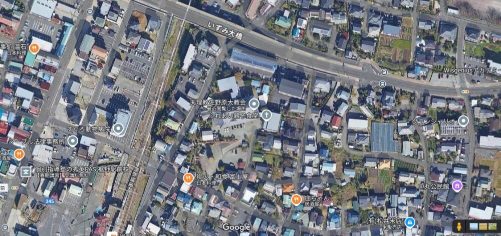 佐野原大教会GoogleMapより