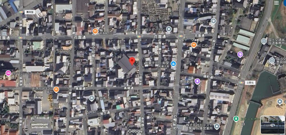 豊岡大教会GoogleMapより