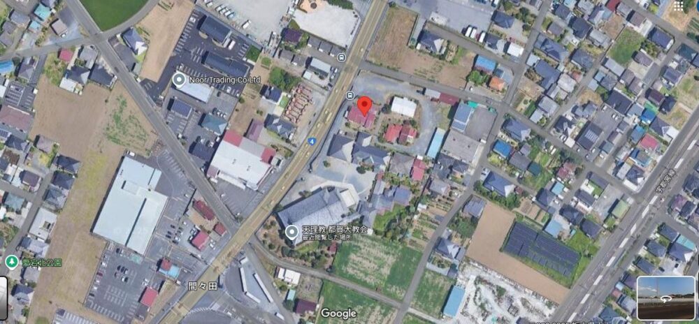 都賀大教会GoogleMapより