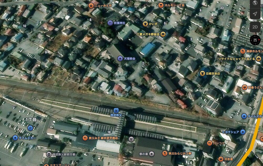 秩父大教会AppleMapより
