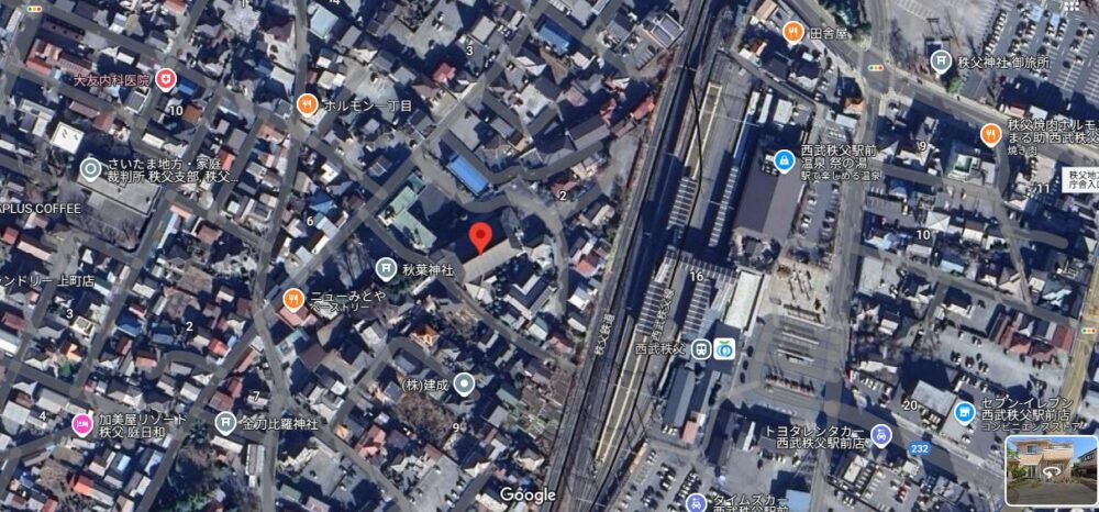 秩父大教会GoogleMapより