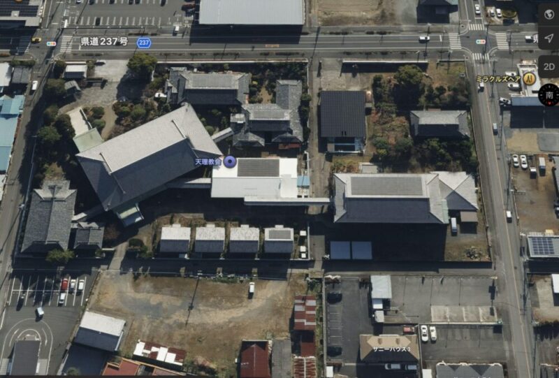 那美岐大教会AppleMapより②