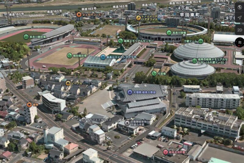 岐美大教会AppleMapより②