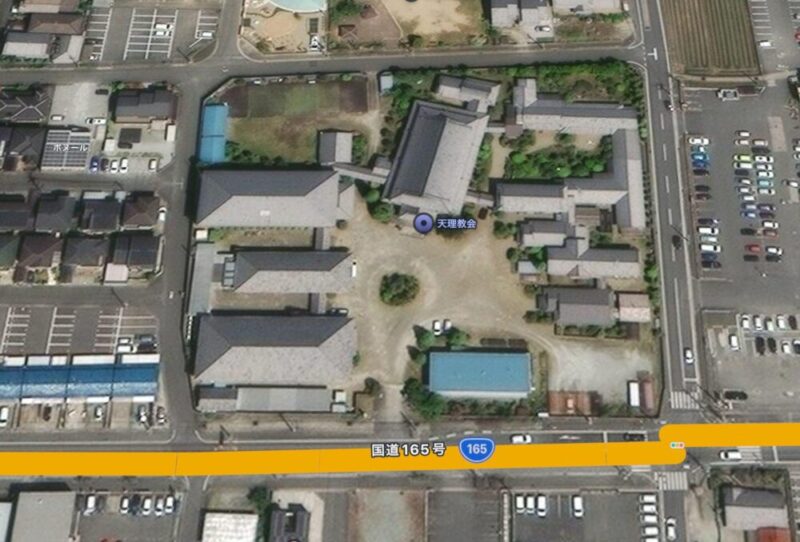 八木大教会AppleMapより①