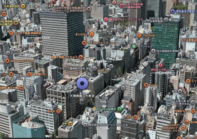 錦江大教会AppleMapより③