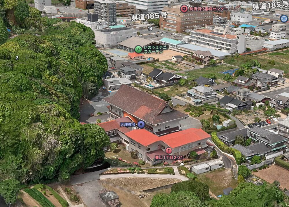 防府大教会AppleMapより②