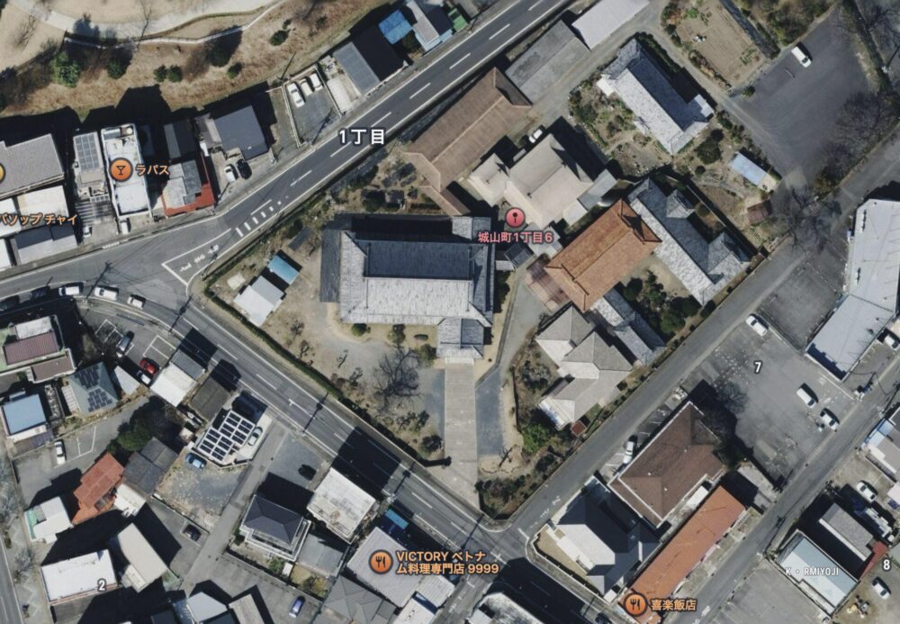 中根大教会AppleMapより①