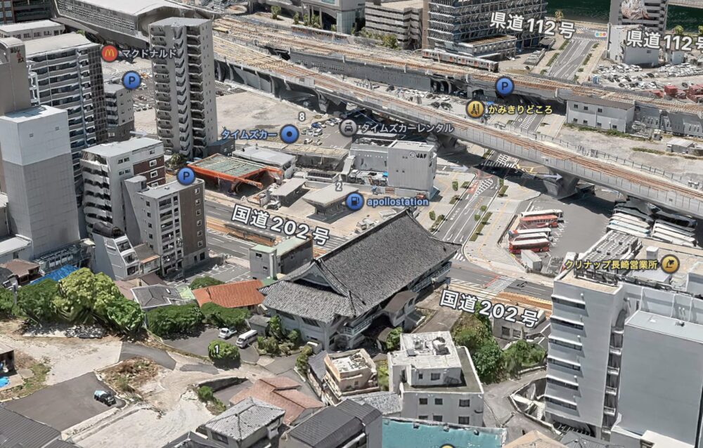 肥長大教会AppleMapより③