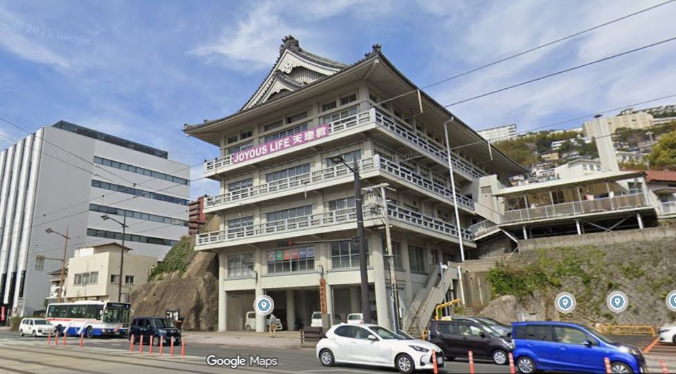 肥長大教会ストリートビューより①