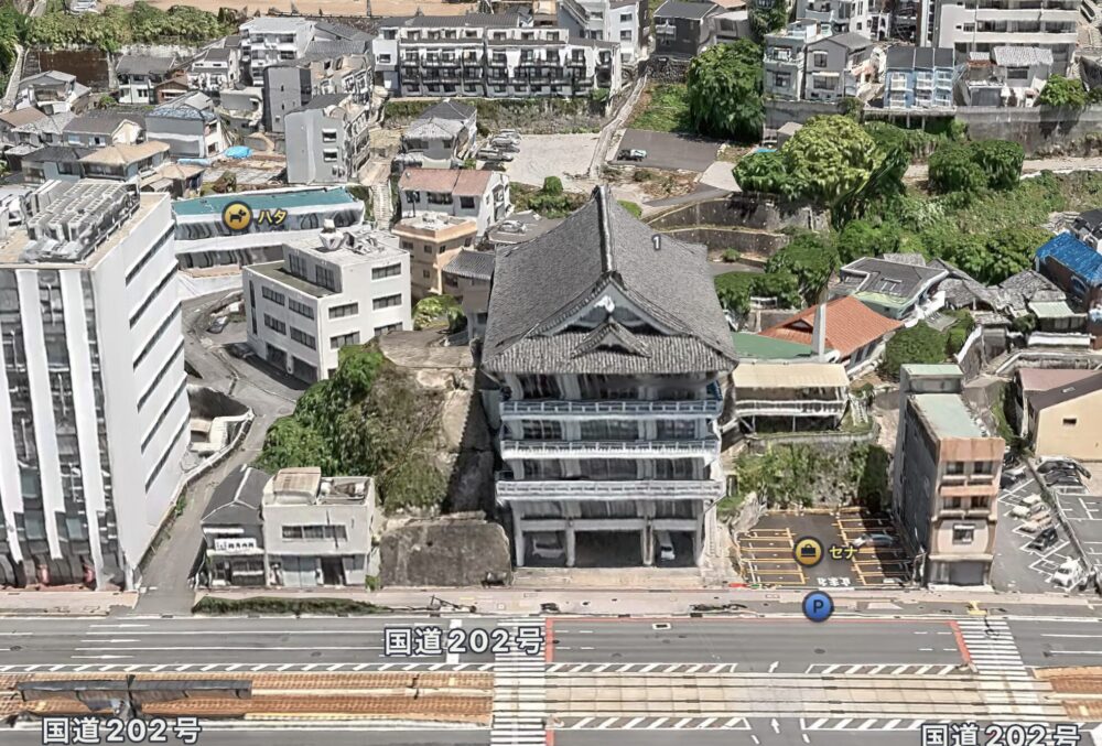 肥長大教会AppleMapより①