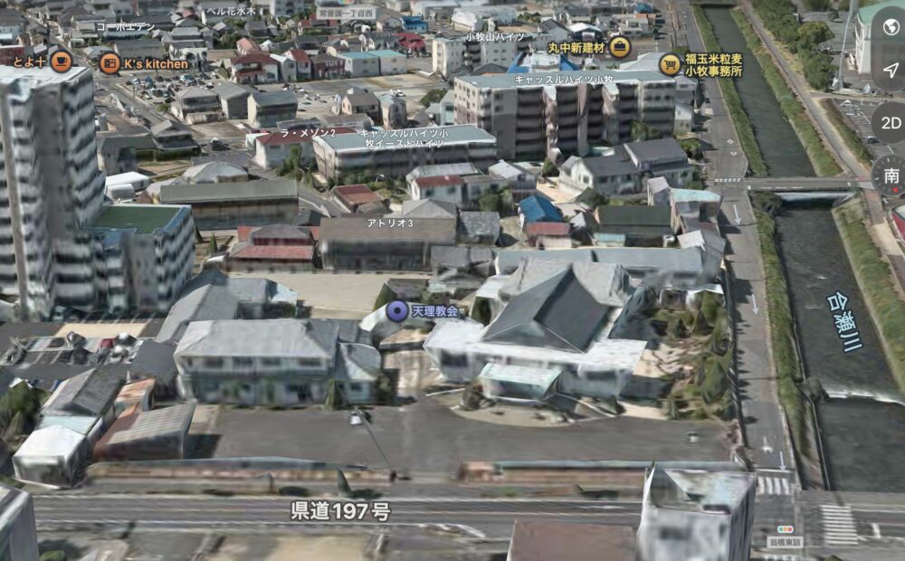 小牧大教会AppleMapより①