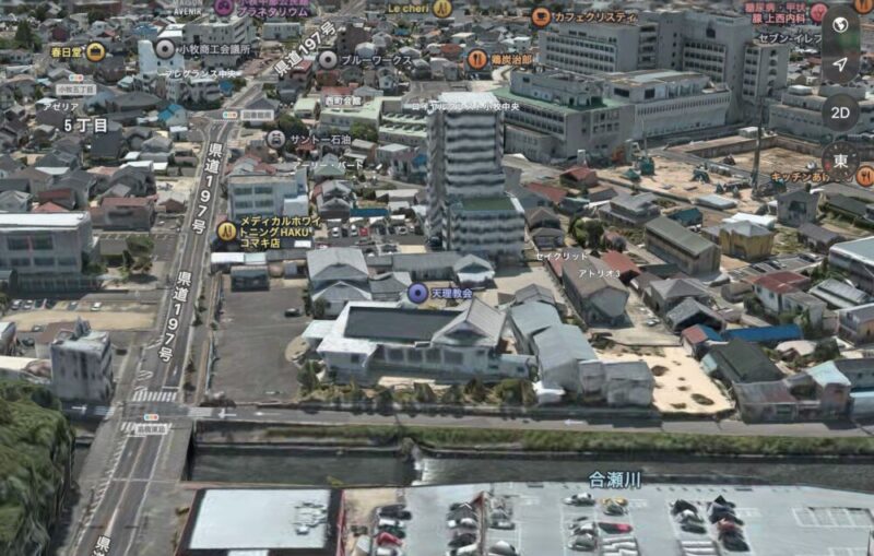 小牧大教会AppleMapより②