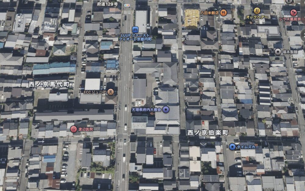 府内大教会AppleMapより②