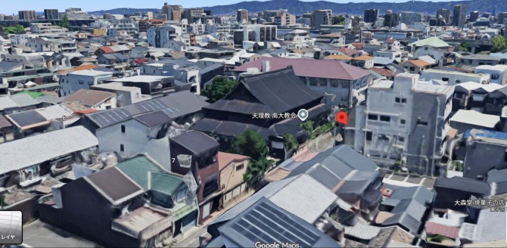 南大教会GoogleMapより①