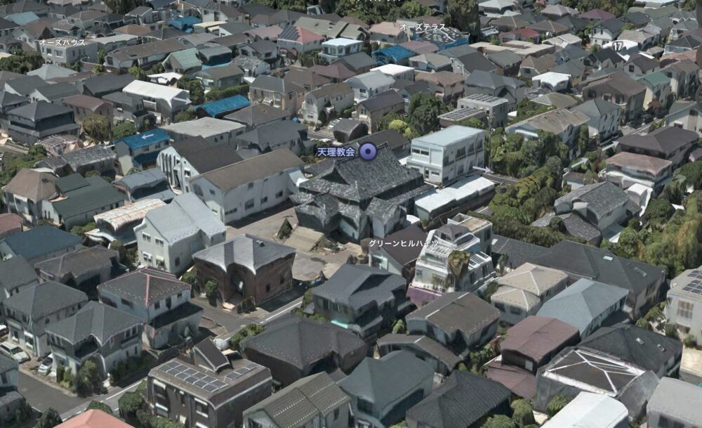 都大教会AppleMapより①