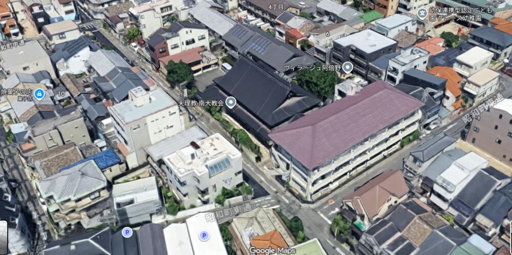 南大教会GoogleMapより②