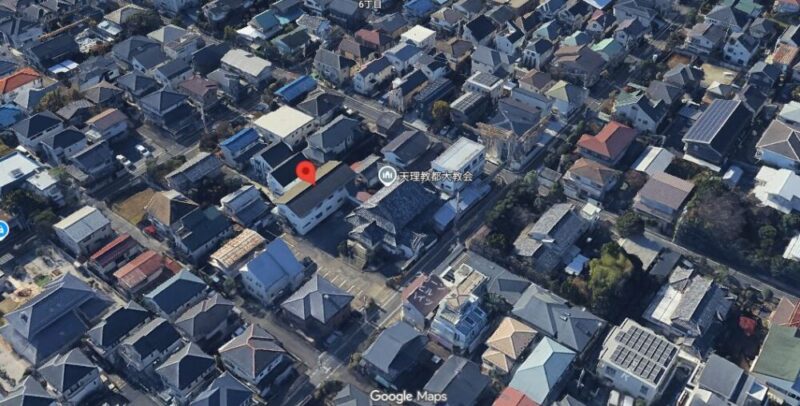 都大教会GoogleMapより