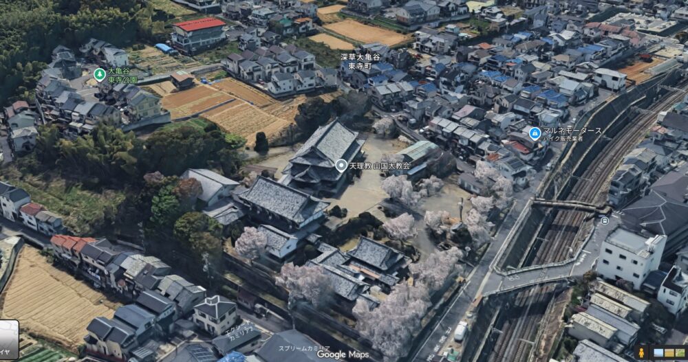 山國大教会GoogleMapより③