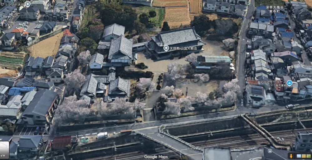 山國大教会GoogleMapより①
