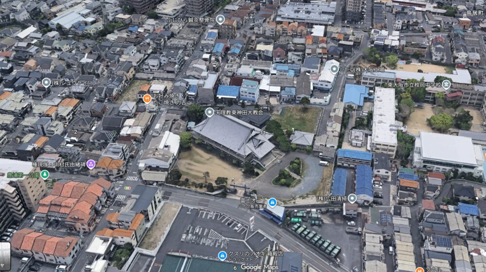 東神田大教会GoogleMapより①