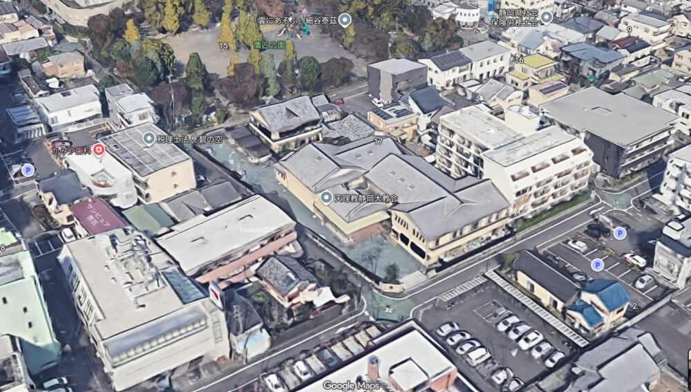 静岡大教会GoogleMapより①
