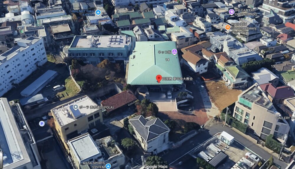 東中央大教会GoogleMapより④