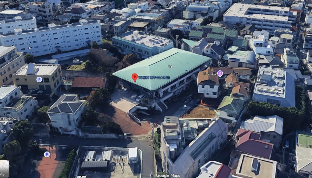 東中央大教会GoogleMapより①