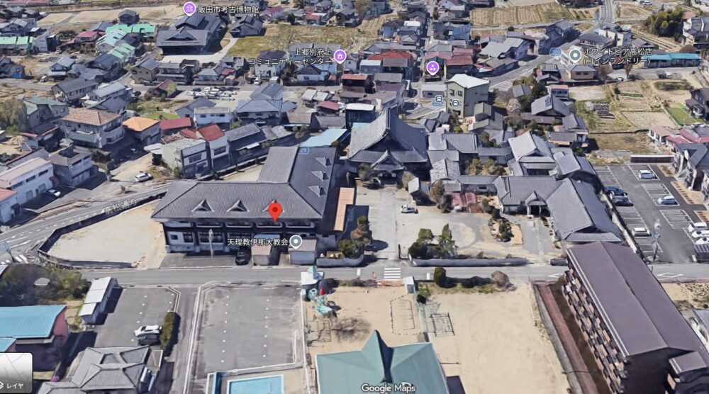 伊那大教会GoogleMapより①