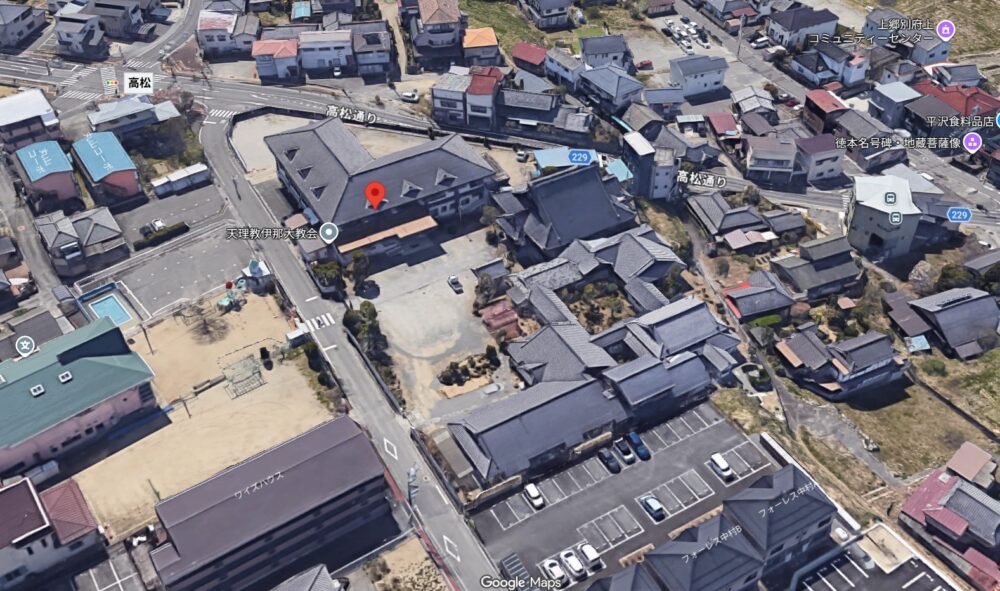 伊那大教会GoogleMapより②