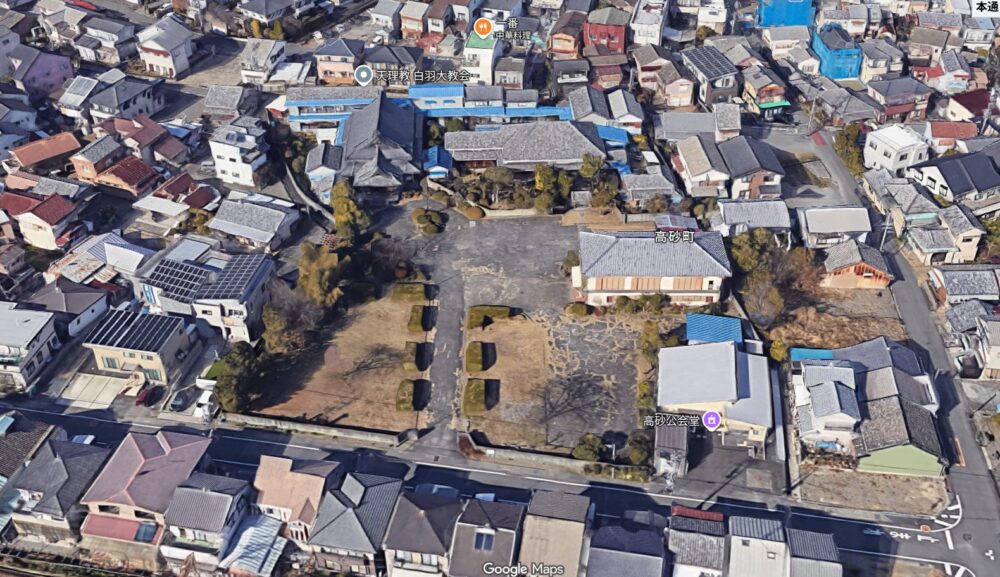 白羽大教会GoogleMapより①